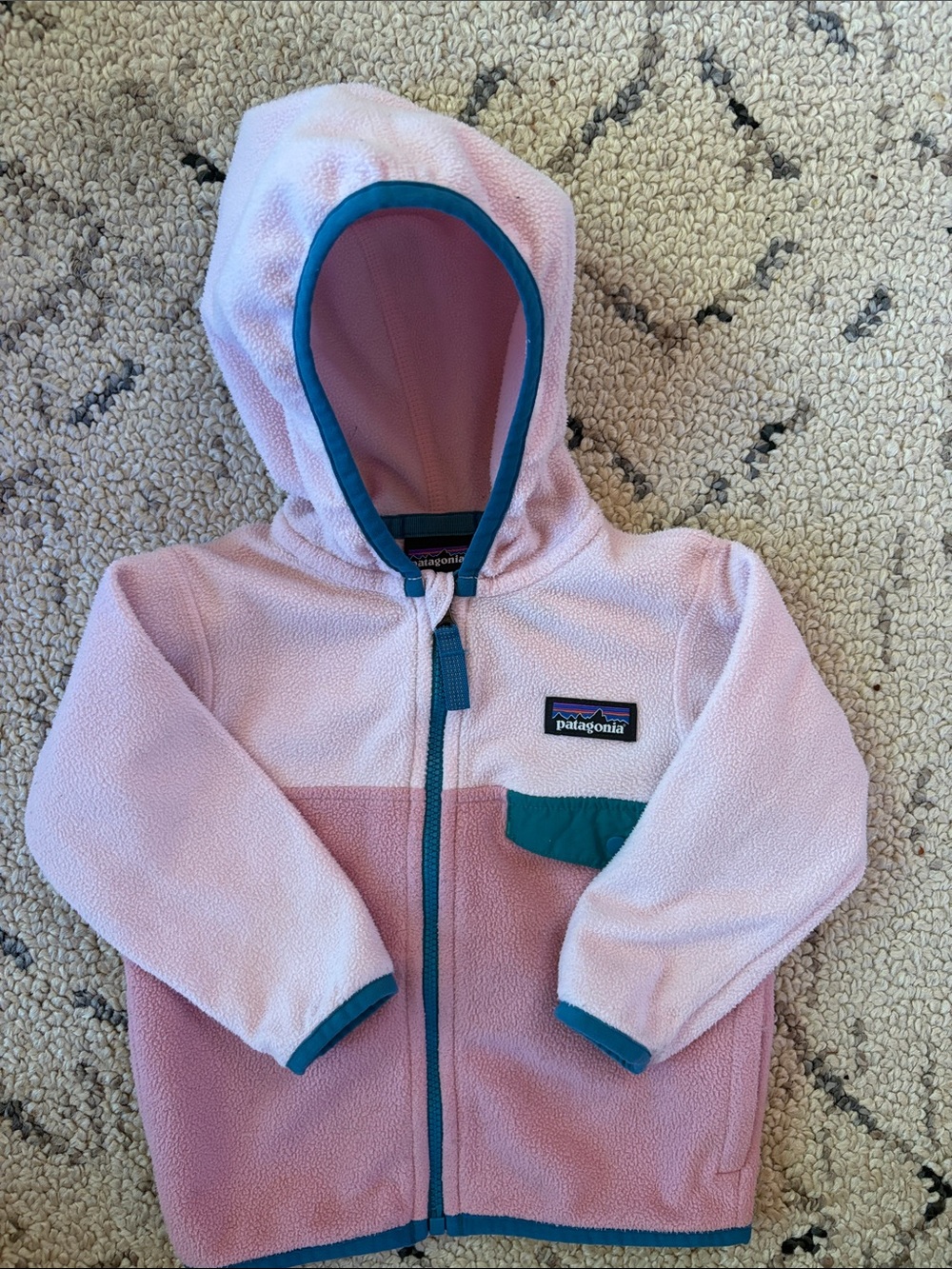 Patagonia Kids Fleece Hoodie (6/12m) EUC